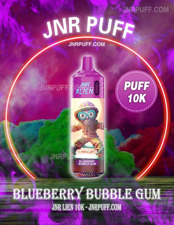 BLUEBERRY BUBBLE GUM JNR ALIEN 10000 puffs