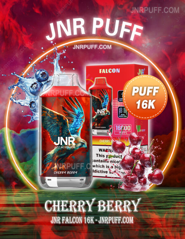 JNR Falcon 16k Puff Cherry Berry