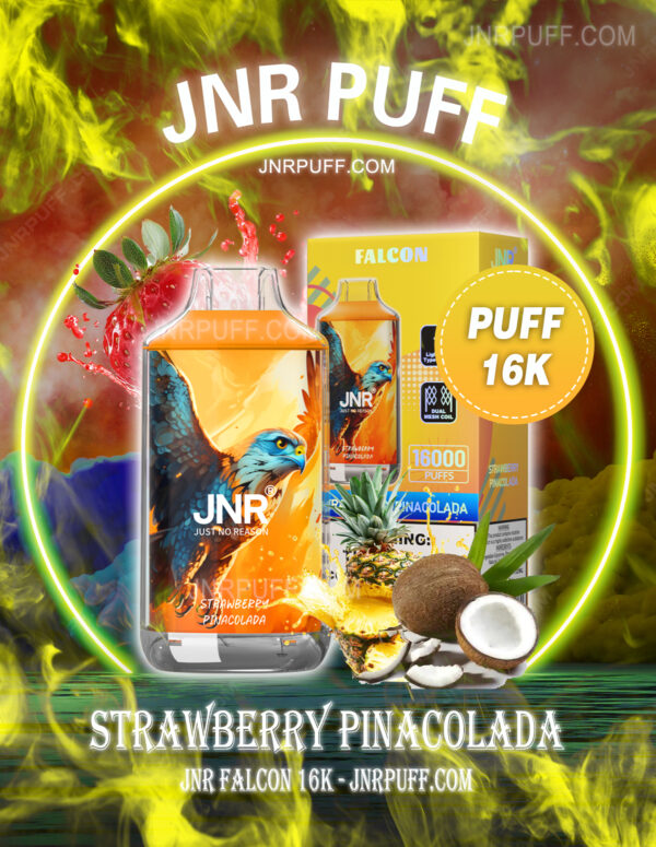 JNR Falcon 16k Puff Strawberry Pinacolada
