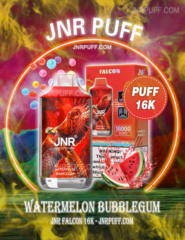 JNR Falcon 16k Puff Watermelon Bubblegum