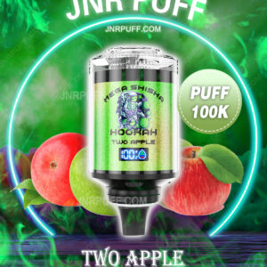 JNR MEGA SHISHA HOOKAH 100k パフ・トゥー・アップル