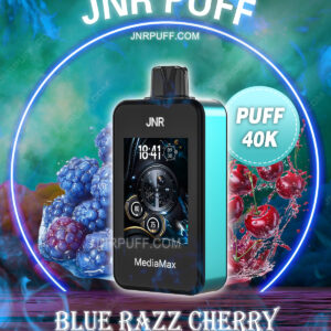 JNR Mediamax 40K Puff Blue Razz Cherry