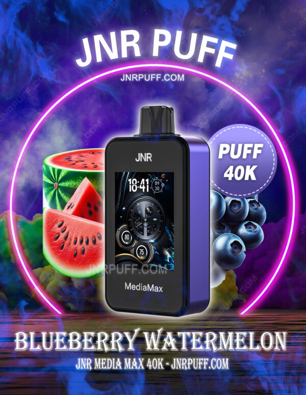 JNR Mediamax 40K Puff Blueberry Watermelon