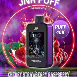 JNR Mediamax 40K Puff Cherry Strawberry Raspberry