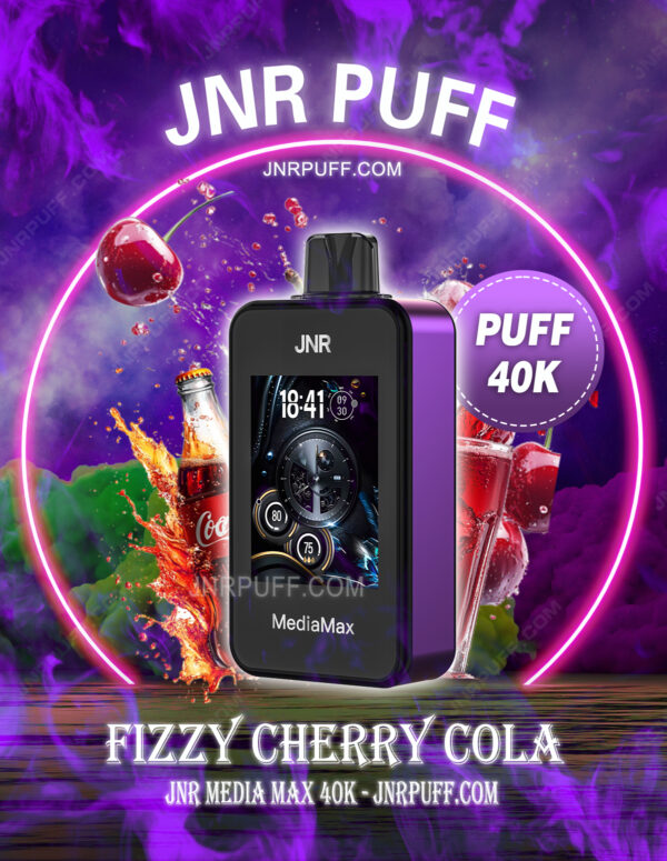 JNR Mediamax 40K Puff Fizzy Cherry Cola