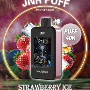 JNR Mediamax 40K Puff Strawberry Ice
