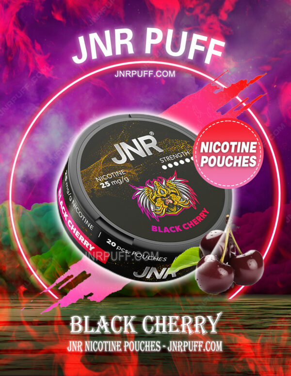 JNR NICOTINE POUCHES Black Cherry