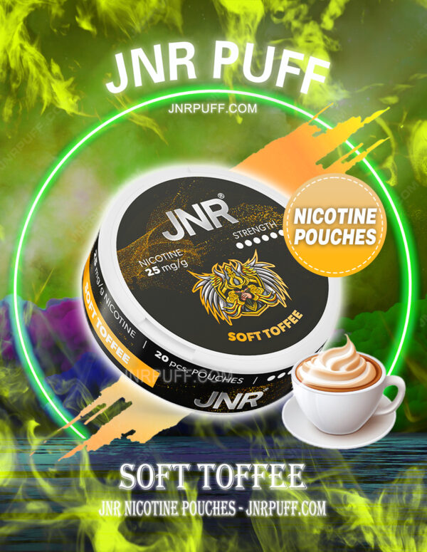 JNR NICOTINE POUCHES Soft Toffee