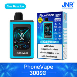 JNR PHONE VAPE 30K PUFF ブルーラズアイス