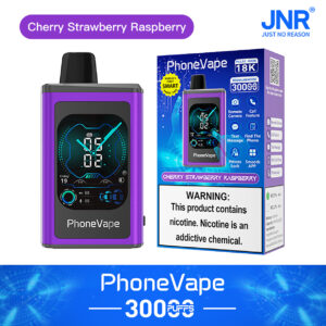 JNR PHONE VAPE 30K PUFF Ciliegia fragola lampone