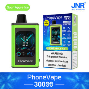 JNR PHONE VAPE 30K PUFF Sour Apple Ice