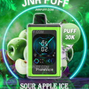 JNR PHONE VAPE 30K Sour Apple Ice
