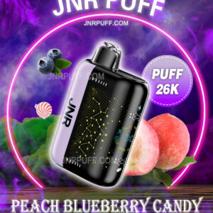 JNR PLUS X 26000 PUFF VAPE Peach Blueberry Candy