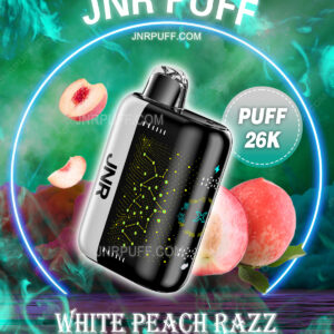 JNR PLUS X 26000 PUFF VAPE White Peach Razz