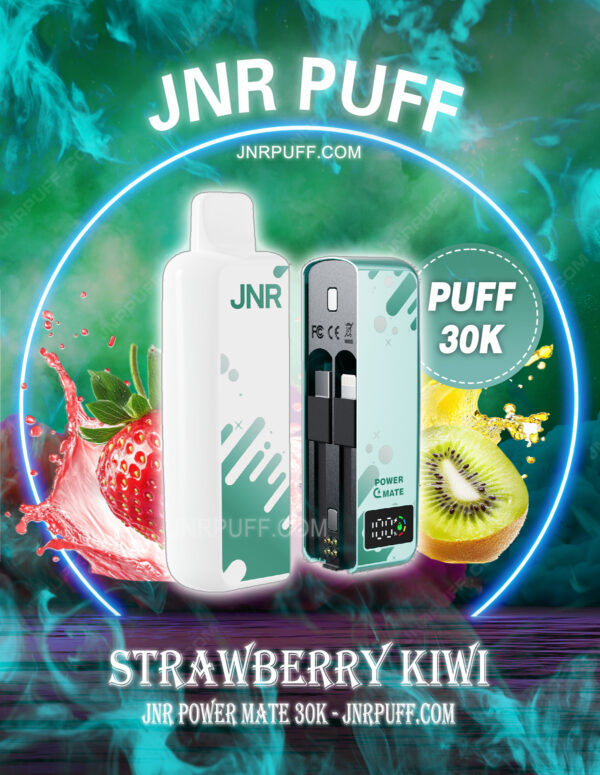 JNR POWER MATE 30000 Puff Strawberry Kiwi