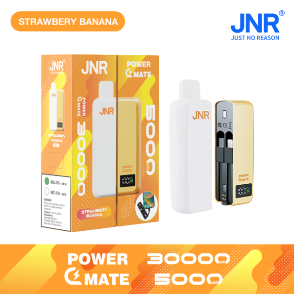 JNR POWER MATE puff 30k vape Strawberry Banana