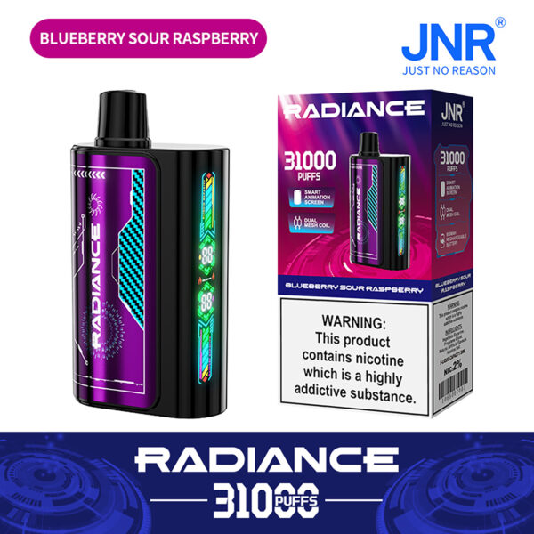 JNR PUFF Radiance 31k VAPES Blueberry Sour Raspberry