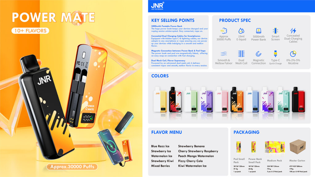 JNR PowerMate 30k puff Poster 3