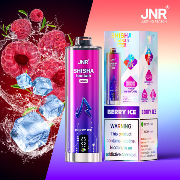 JNR Puff shisha 22K Berry Ice