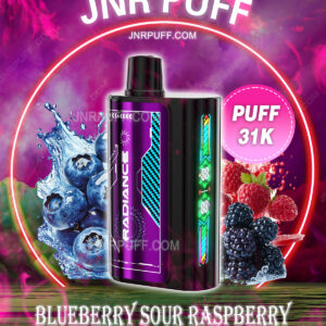 JNR Radiance 31K PUFF VAPES ブルーベリー・サワー・ラズベリー