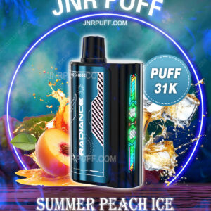 JNR Radiance 31K PUFF VAPES サマー・ピーチ・アイス