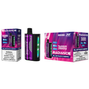 JNR Radiance 31k puff vape Azul Razz Cereza