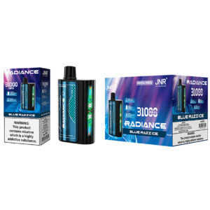 JNR Radiance 31k puff vape Blue Razz Ice