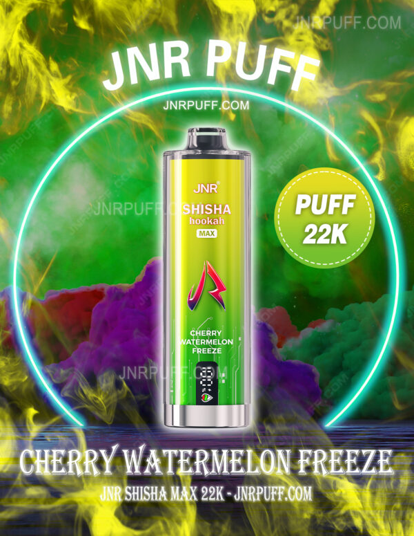 JNR VAPE SHISHA MAX 22000 Puff Cherry Watermelon Freeze