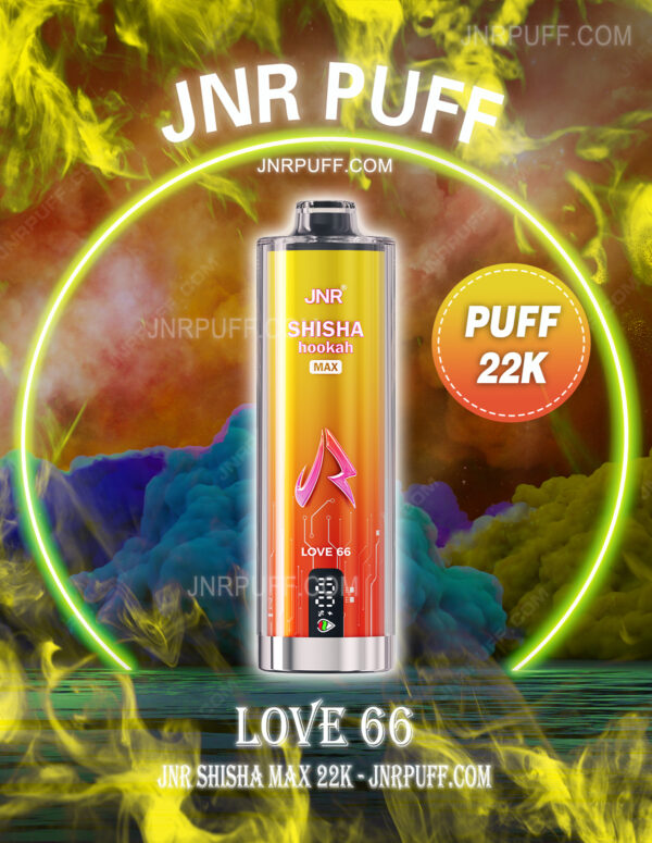 JNR VAPE SHISHA MAX 22000 Puff LOVE 66