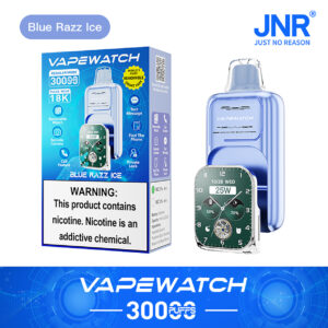 JNR VAPEWATCH 30K PUFF ブルーラズアイス
