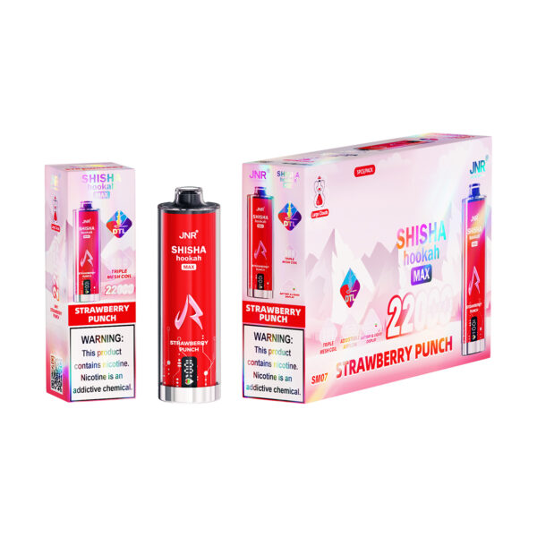 JNR chicha electronique 22K Strawberry Punch
