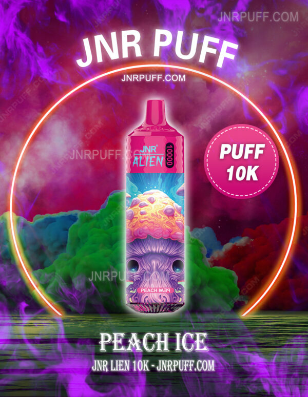 Peach Ice JNR ALIEN 10000 puffs