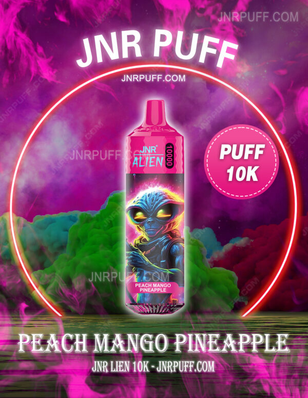 Peach Mango Pineapple JNR ALIEN 10000 puffs