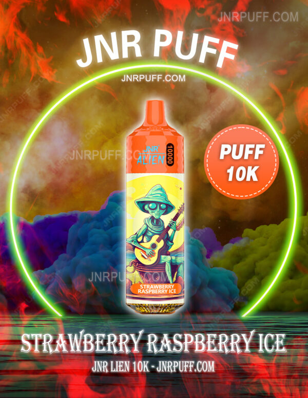 STRAWBERRY RASPBERRY ICE JNR ALIEN 10000 puffs