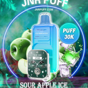 サワーアップルアイス JNR VAPE WATCH 30K PUFF