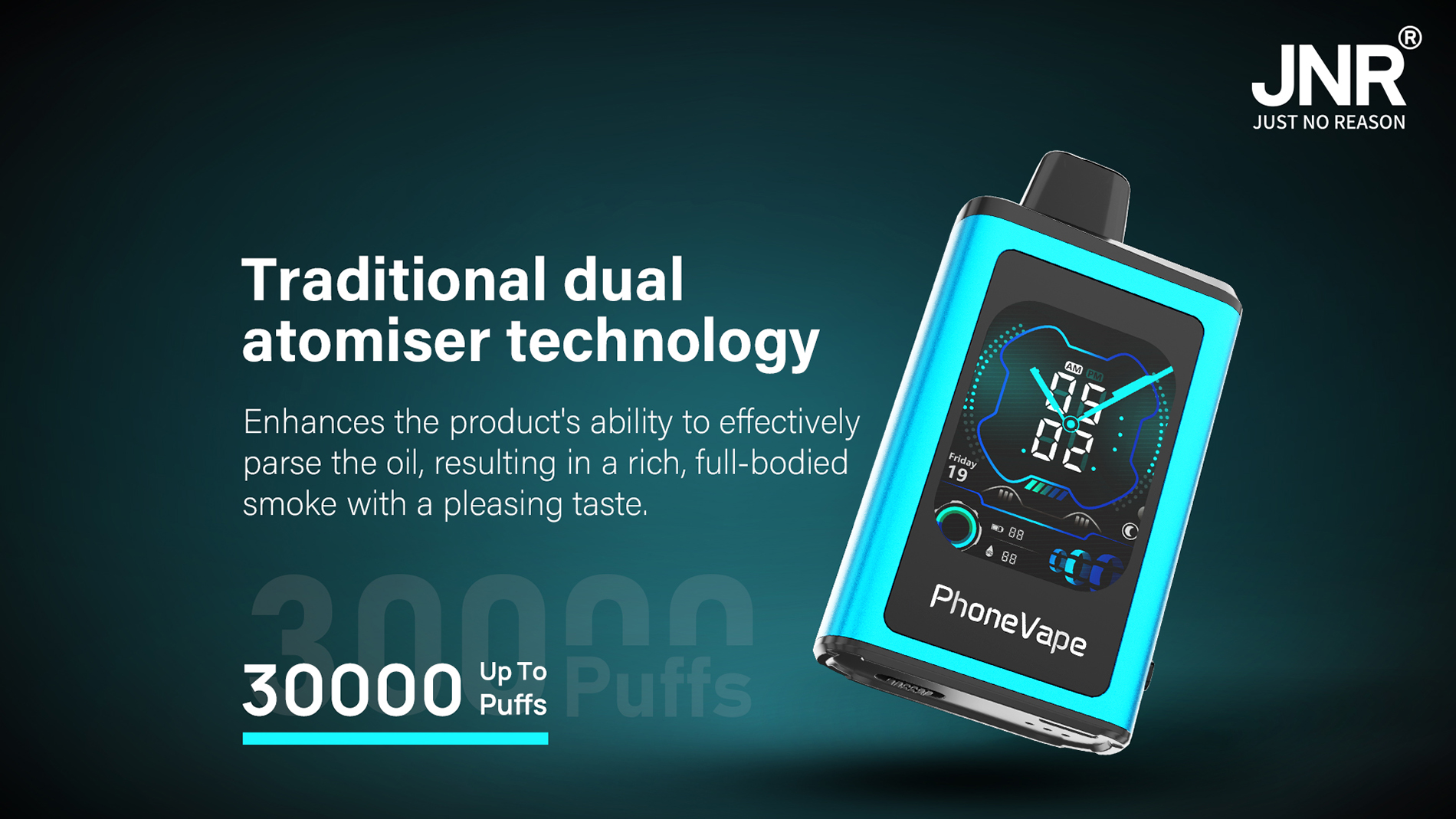 TRADITIONAL DUAL ATOMISER TECHNOLOGY JNR PHONE VAPE 30K TRADITIONAL DUAL ATOMISER TECHNOLOGY JNR PHONE VAPE 30K