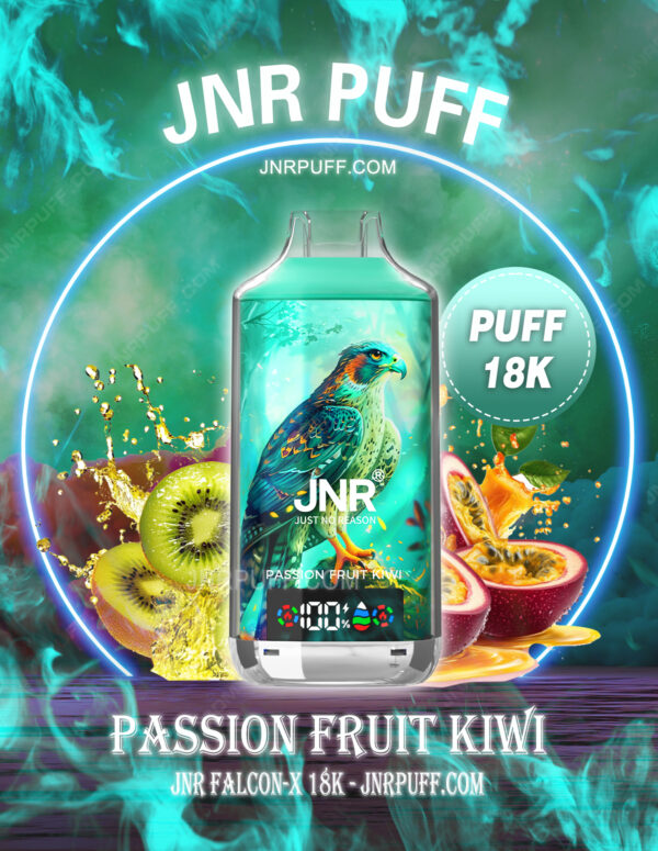 jnr falcon x 18k puff 18000 Passion Fruit Kiwi
