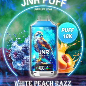 jnr falcon x 18k puff 18000 White Peach Razz