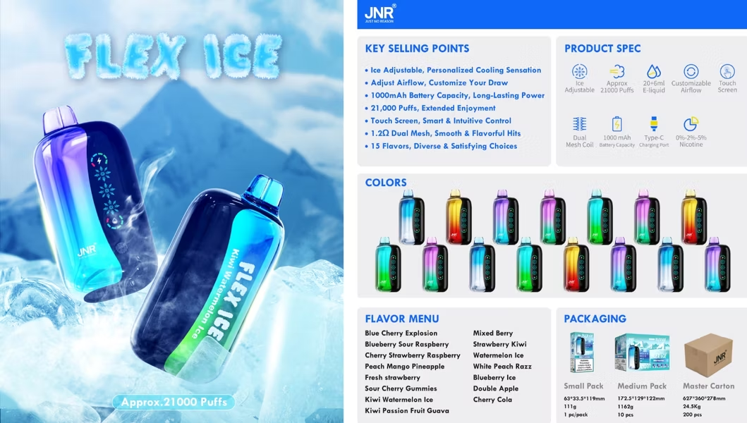 JNR FLEX ICE 21K Specifikation1