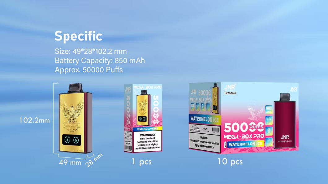 Cherry Cola - Jnr Mega Box PRO 50000 Puffs | Wholesale Factory Price Puff  Jnr