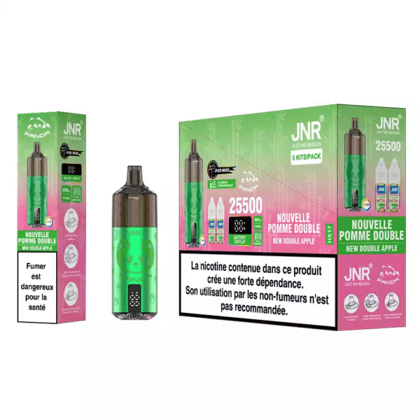 New Double Apple JNR Panda 25500 Puffs New Double Apple JNR Panda 25500 Puffs