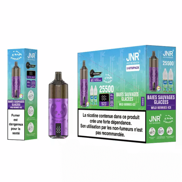 Wild Berries Ice JNR Panda 25500 Puffs Wild Berries Ice JNR Panda 25500 Puffs