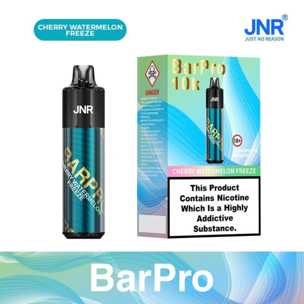 JNR Bar Pro 10000 Puffs Cereza Sandía Helada