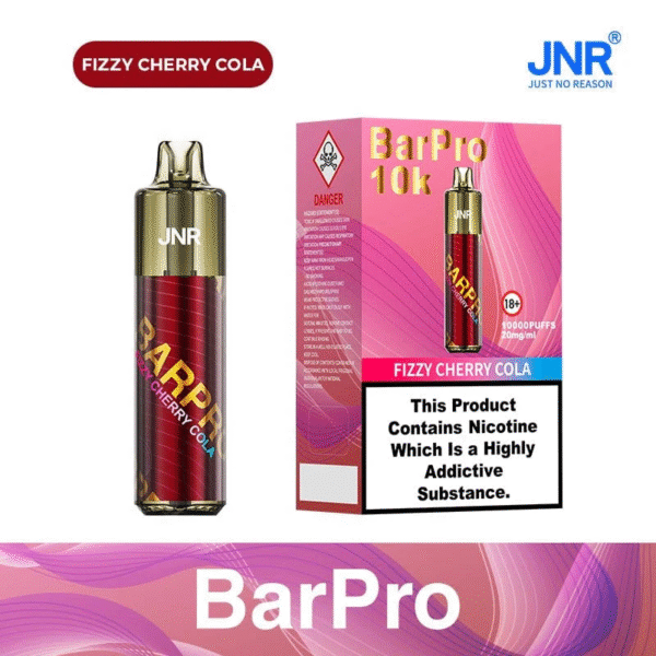 JNR Bar Pro 10000 Puffs Cereza Cola Gaseosa