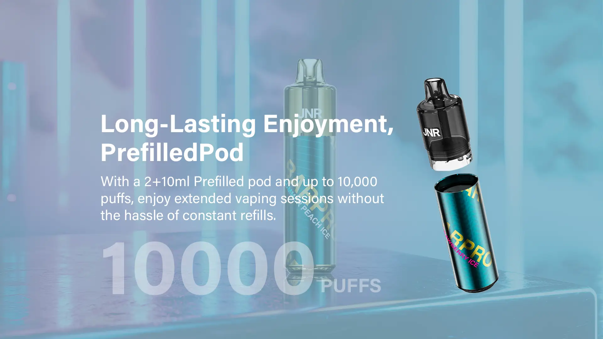 JNR Bar Pro 10000 Puffs Specifikationer5