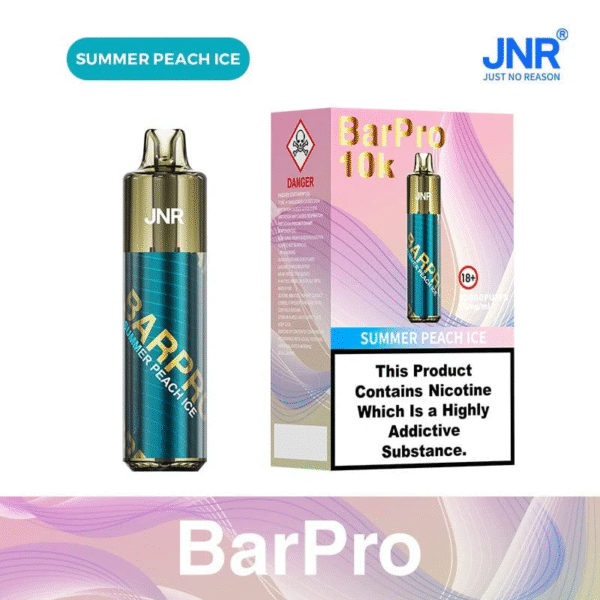 JNR Bar Pro 10000 Puffs Hielo de melocotón de verano