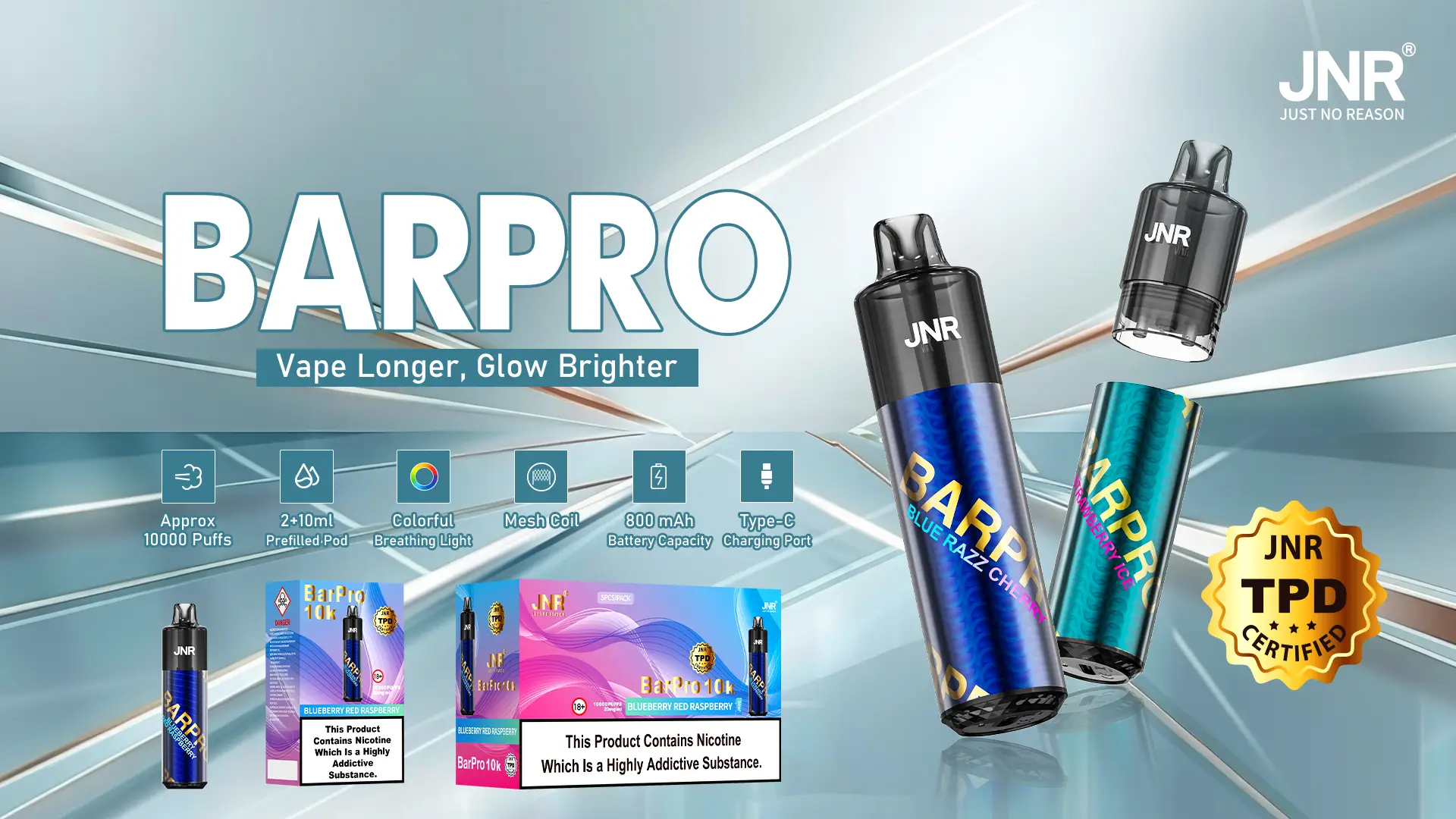 JNR Bar Pro 10000 Puffs post1