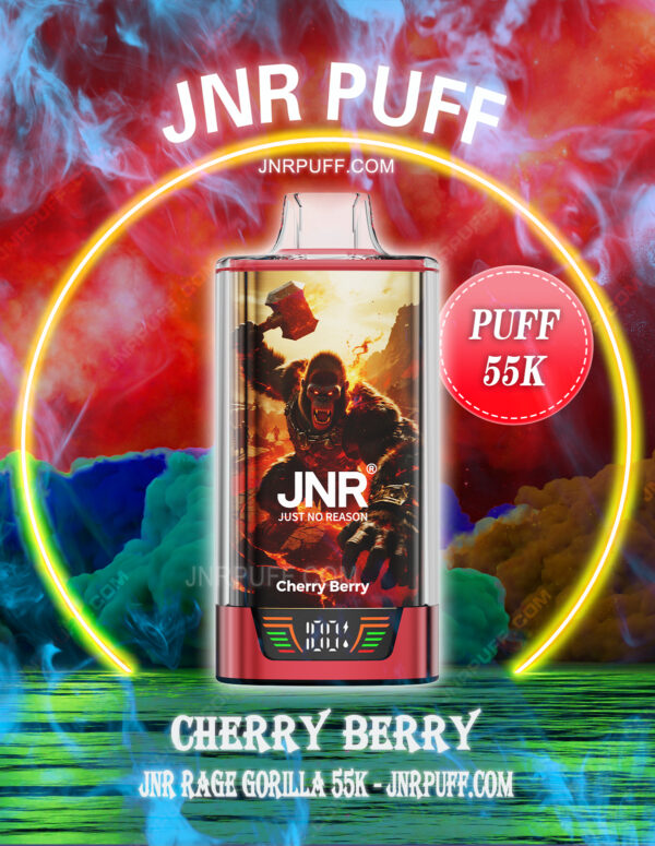 Cherry Berry JNR RAGE GORILLA 55K VAPE