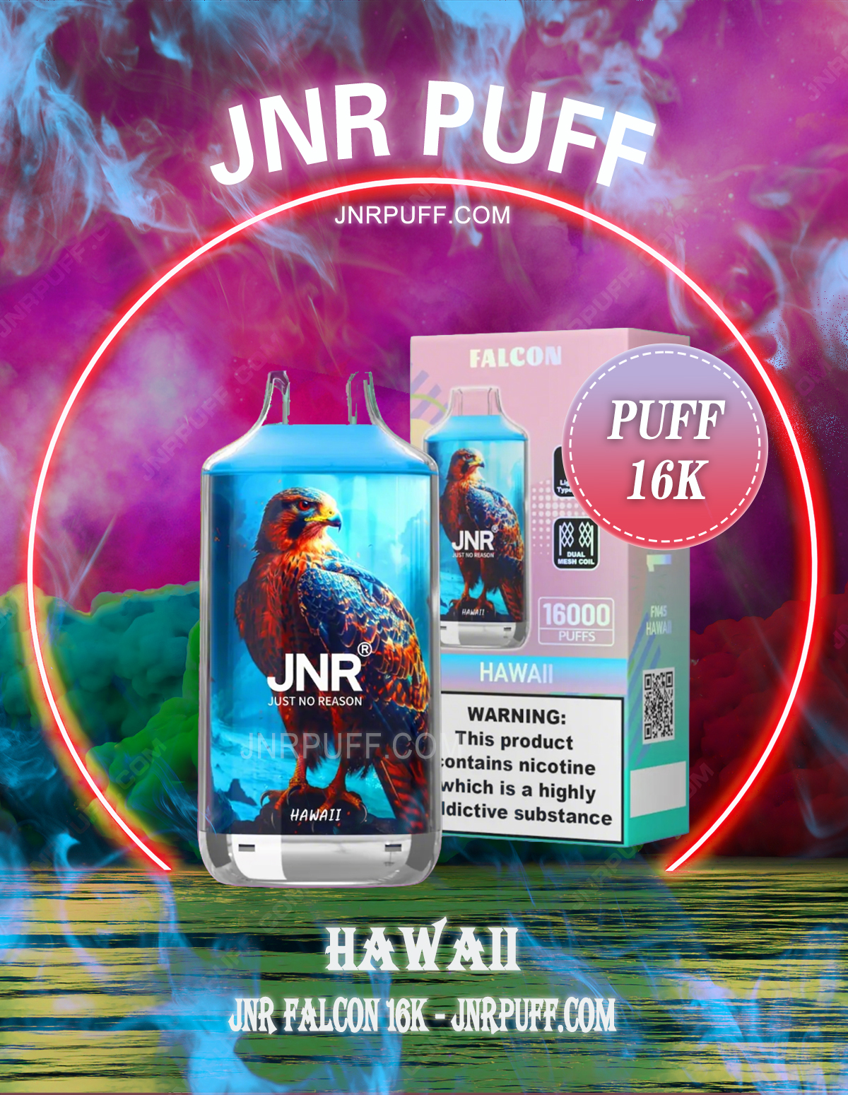 JNR Falcon 16k Puff 16000 - Hawaii