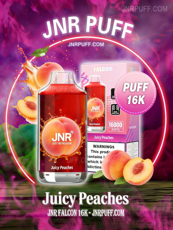 JNR Falcon 16k Puff Juicy Peaches